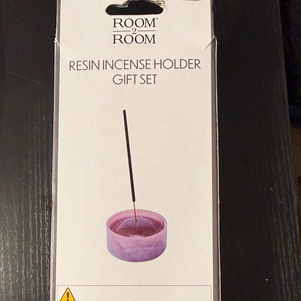 Purple Resin Incense Holder Gift Set - Picture 2 of 2